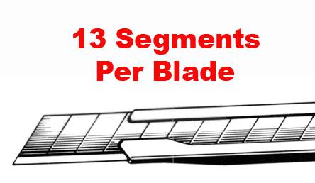 OLFA ABB-10B 9mm BLADES QTY:10, Black, 25% sharper