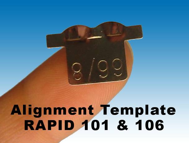 RAPID ALIGNMENT TEMPLATE For Stapler Models 101 & 106